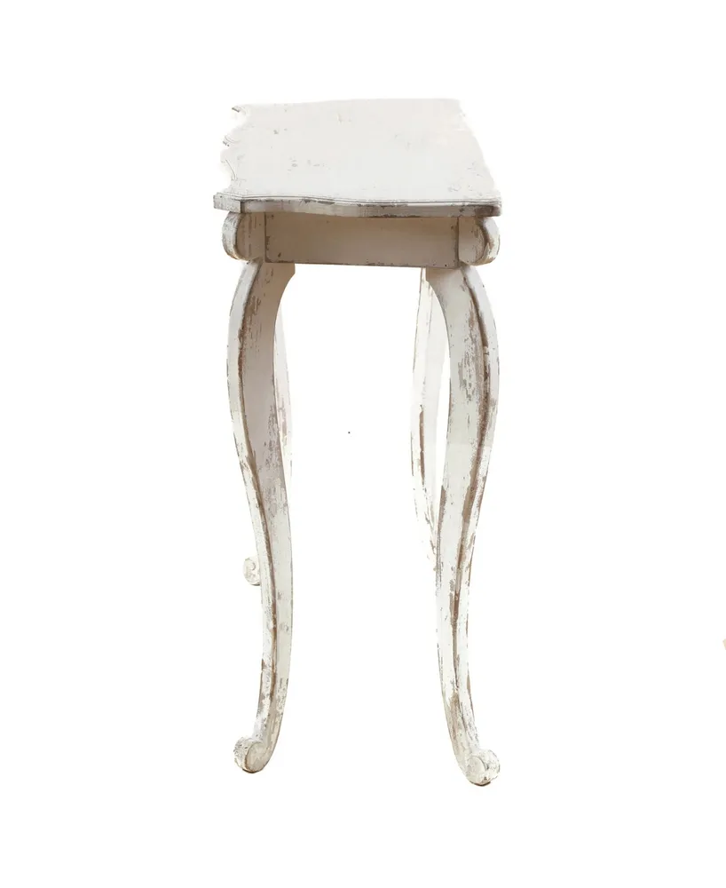 Luxen Home Wood Vintage-Inspired Console And Entry Table