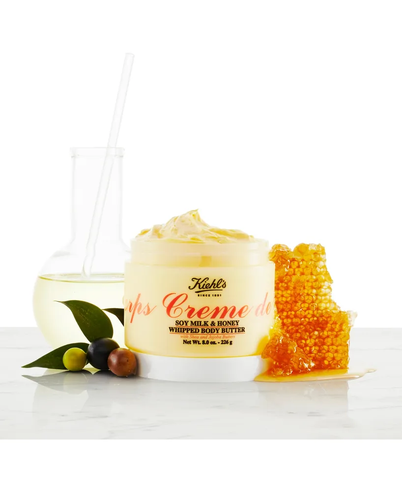 Kiehl's Since 1851 Creme de Corps Soy Milk & Honey Whipped Body Butter, 8