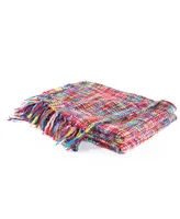 Battilo Tropical Style Rainbow Throw Blanket