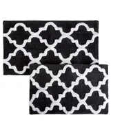 Baldwin Home 2 Piece Trellis Bathroom Mat Set