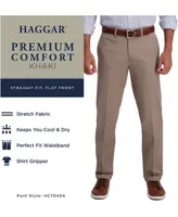 Haggar Men's Premium Comfort Classic-Fit Stretch Dress Pants