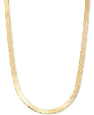 Herringbone Chain Necklace 18 20 In 18k Gold Over Silver Sterling Silver
