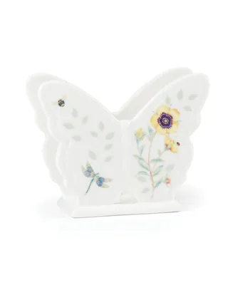 Lenox Butterfly Meadow Kitchen Sponge Holder, Created for Macy's - White With Multi
