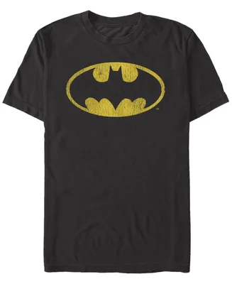 Fifth Sun Dc Men's Batman Classic Oval Logo Short Sleeve T-Shirt