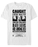 Fifth Sun Harry Potter Men's Lucius Malfoy Death Eaters Caught Poster Short Sleeve T-Shirt