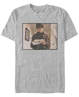 Fifth Sun Harry Potter Men's Hogwarts Letter Portrait Short Sleeve T-Shirt