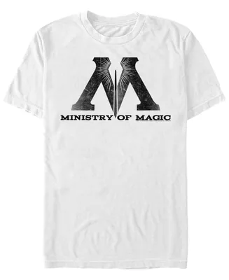 Fifth Sun Harry Potter Men's Ministry of Magic Logo Short Sleeve T-Shirt