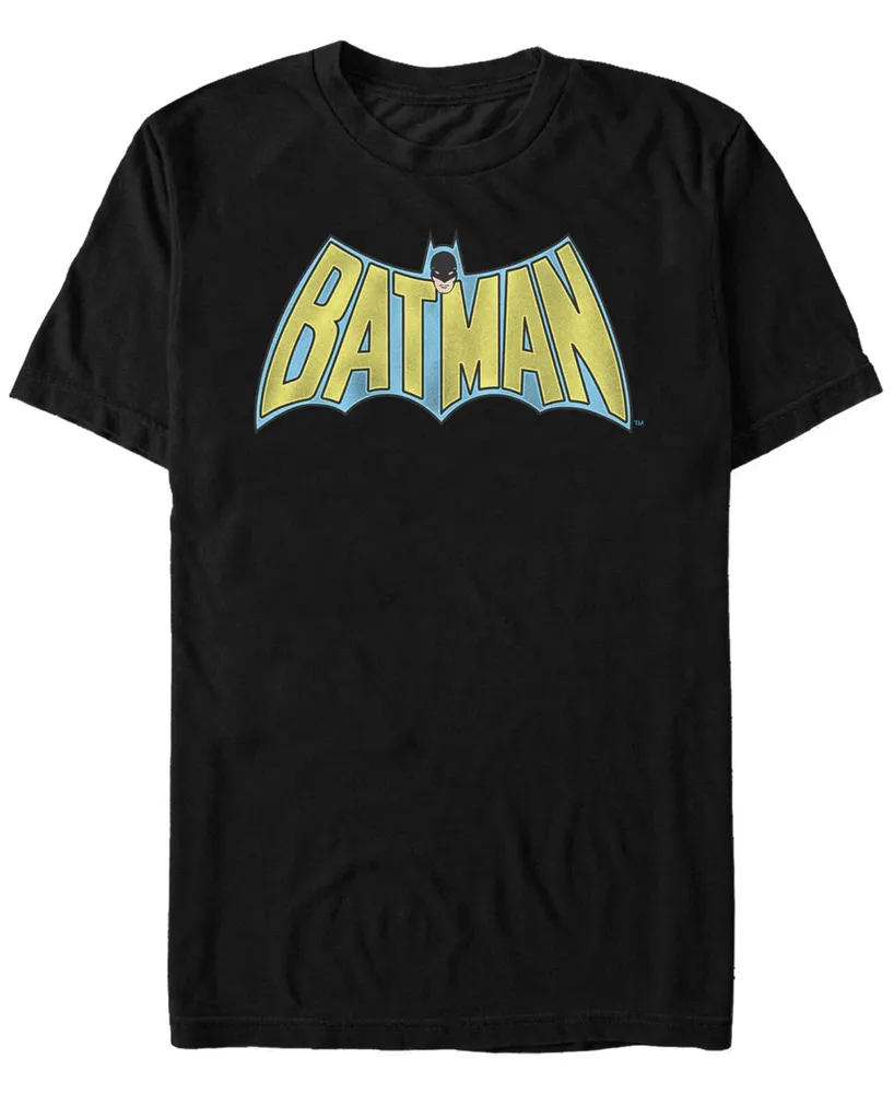 Fifth Sun Dc Men's Batman Retro Cape Logo Short Sleeve T-Shirt