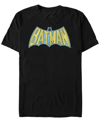 Fifth Sun Dc Men's Batman Retro Cape Logo Short Sleeve T-Shirt