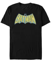 Fifth Sun Dc Men's Batman Retro Cape Logo Short Sleeve T-Shirt