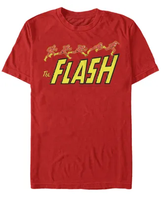 Fifth Sun Dc Men's The Flash Running Short Sleeve T-Shirt