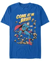 Fifth Sun Dc Men's Superman Come At Me Bro Short Sleeve T-Shirt