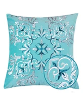 Homey Cozy Floral Elegant Decorative Pillow, 20" x