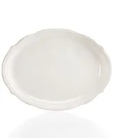 Lenox Dinnerware, French Perle Bead White Oval Platter