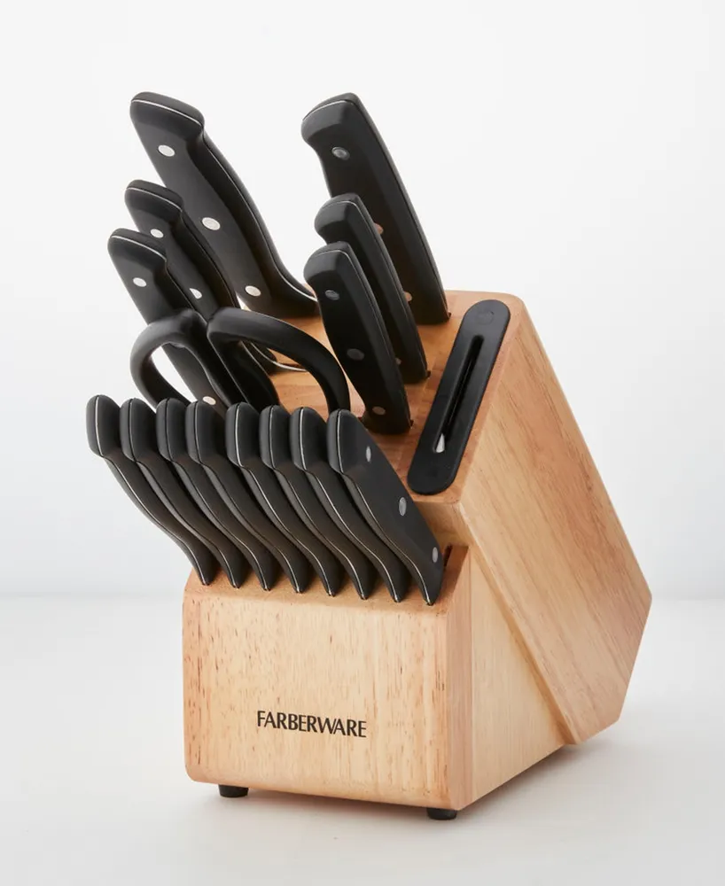 Farberware EdgeKeeper 16-Pc. Universal Cutlery Block Set