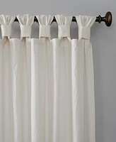 Archaeo 52" x 108" Washed Cotton Twist Tab Curtain