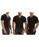 Men's Big & Tall Insta Slim 3 Pack Compression Short Sleeve V-Neck T-Shirts