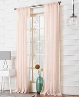 Silvia 50" x 84" Crushed Semi-Sheer Curtain Panel