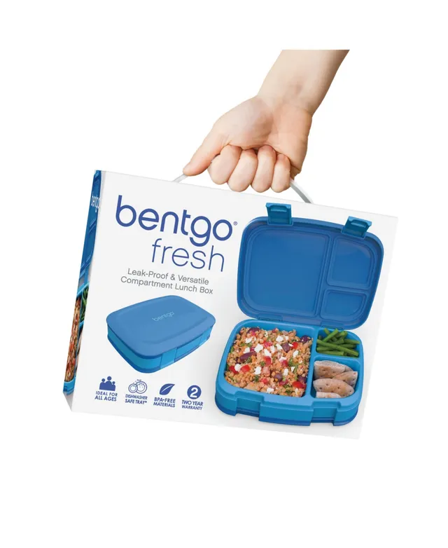 Bentgo Kids Stainless Steel Leak-Resistant Lunch Box (Blue) - Macy's