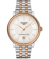 Tissot Men's Swiss Automatic T-Classic Carson Powermatic 80 Two-Tone Stainless Steel Bracelet Watch 40mm
