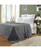 Superior Wrinkle Resistant Plush Fleece Blanket Collection