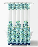 Lush Decor Clara Bohemian Shower Curtain, 72" x