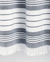 Lush Decor Nantucket Yarn Dyed Cotton Shower Curtain, 72" x