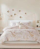 Closeout Intelligent Design Rebecca Metallic Comforter Sets