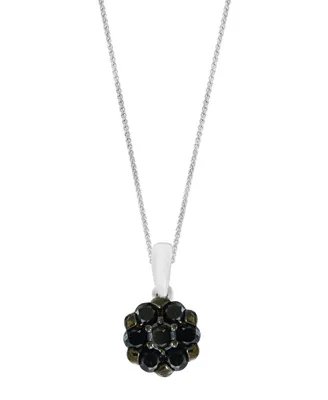 Lali Jewels Black Diamond (1/4 ct. t.w.) Pendant in 14K White Gold