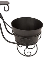 Glitzhome Metal Bicycle Planter