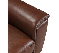 Brayna 35" Classic Leather Pushback Recliner, Created for Macy's