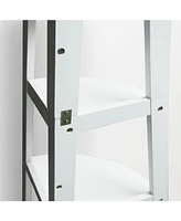 Yu Shan 5-Shelf Corner Ladder Bookcase