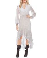 1.state X Jaime Shrayber Printed High-Low Dress