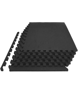 ProsourceFit Exercise Puzzle Mat 1-in, 24 Sq Ft - 6 Tiles