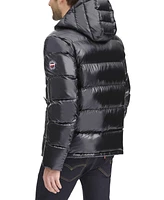 Tommy Hilfiger Men's Pearlized Performance Hooded Puffer Coat