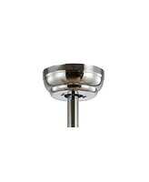 Circe 52" 3-Light Drum Shade Led Ceiling Fan with Remote