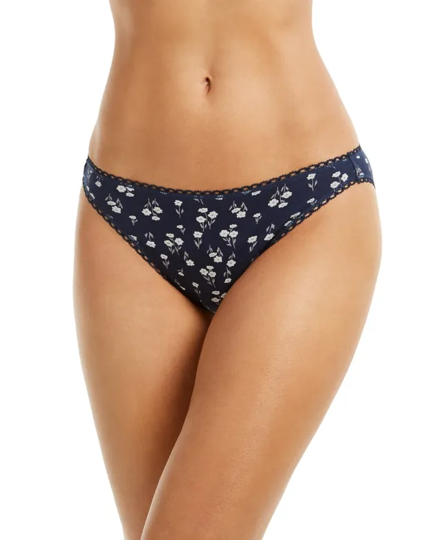 Charter Club Plus Size Pretty Cotton Bikini Underwear, Created for Macy's -  Macy's