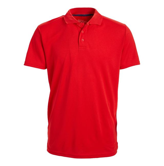 Galaxy By Harvic Men's Tagless Dry-Fit Moisture-Wicking Polo Shirt