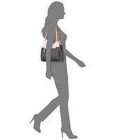 Giani Bernini Colorblock Pebbled 4-Poster Tote, Exclusively at Macy's