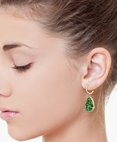 Effy Emerald (3-1/2 ct. t.w.) & Diamond (3/8 ct. t.w.) Drop Earrings in 14k Gold