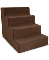 Home Base Dog Steps, 4-Step Pet Steps for Cats and Dogs High Beds Couch,+ Density Foam Design