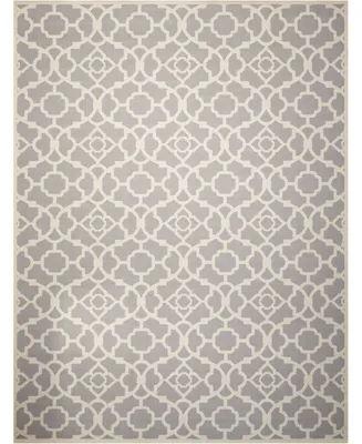 Long Street Looms Shady Brights SHA04 Gray 5'3" x 7'5" Outdoor Area Rug