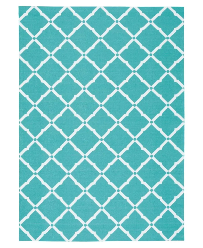 Long Street Looms Backyard BAC091 4'4" x 6'3" Outdoor Area Rug