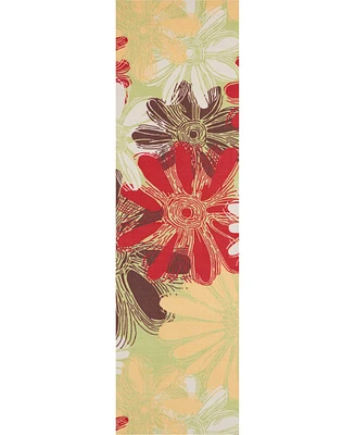 Long Street Looms Backyard BAC022 2'3" x 8' Runner Rug