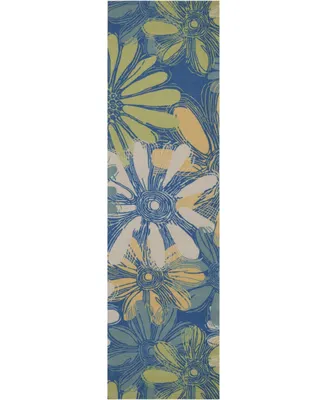 Long Street Looms Backyard BAC022 2'3" x 8' Runner Rug