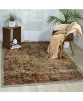 Long Street Looms Modino MOD06 Blue 5'3" x 7'3" Area Rug