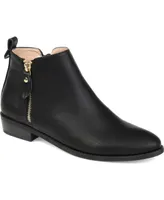 Journee Collection Women's Ellis Side Zip Ankle Booties