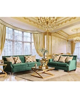 Furniture of America Eyreanne Upholstered Love Seat