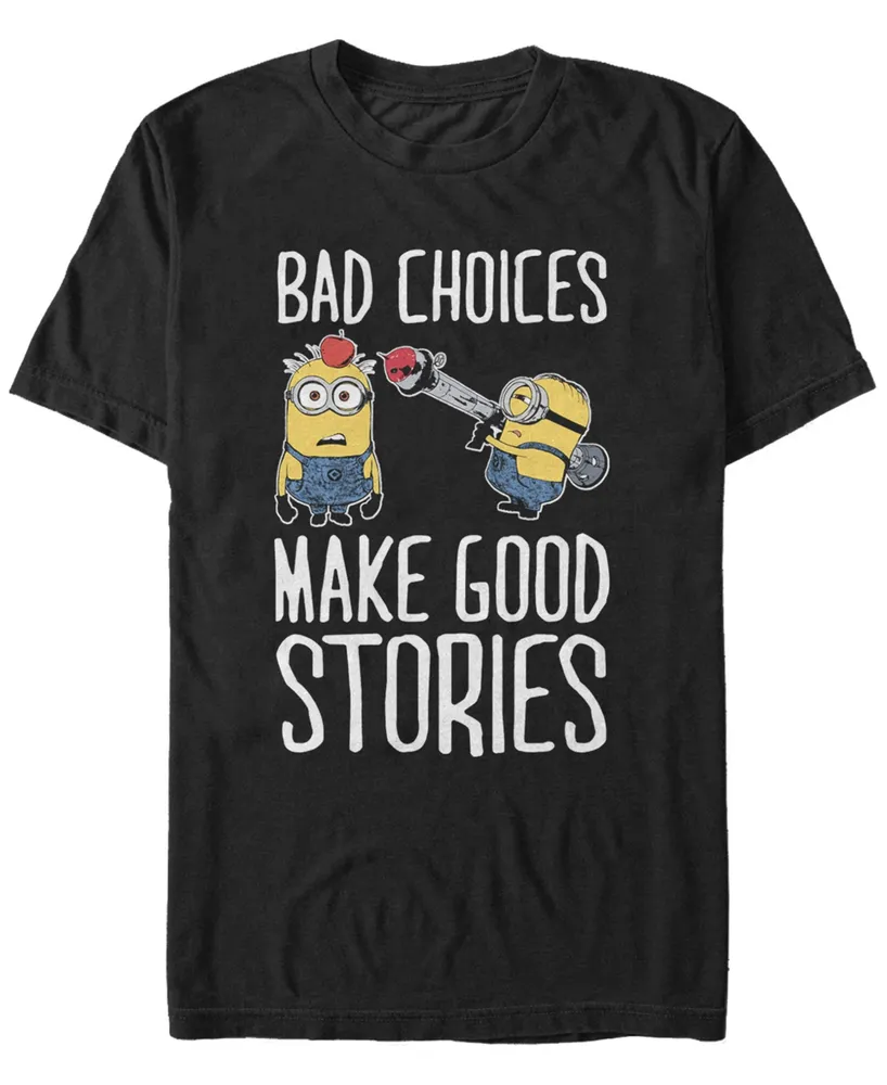 Fifth Sun Minions Men's Humor Good Stories Short Sleeve T-Shirt