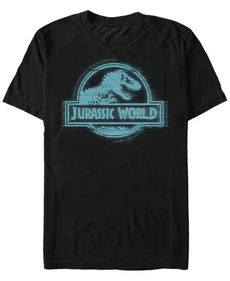 Fifth Sun Jurassic World Fallen Kingdom Men's System Breach Logo Icon Short Sleeve T-Shirt